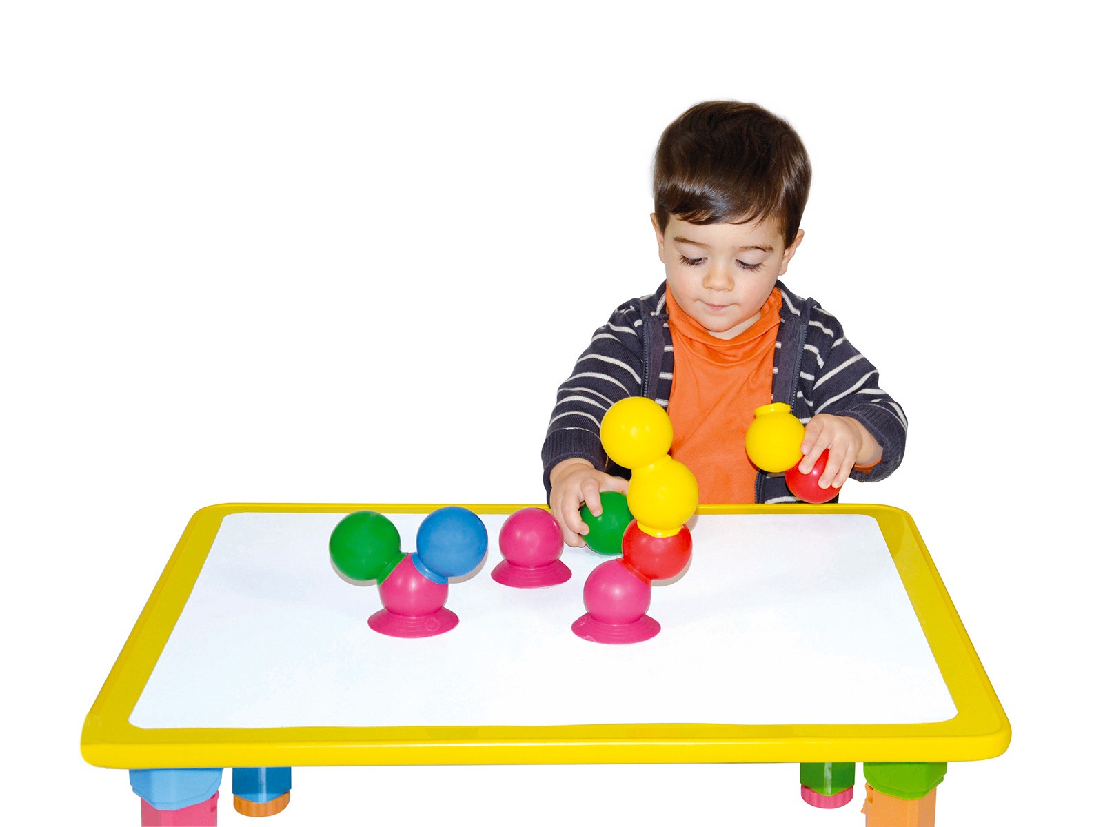 Thera Bolly - Zestaw 28 piłeczek z przyssawkami do zabawy