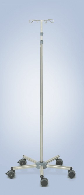 AI2120 Mobilne trzymadło butli infuzyjnej, proste o zwiększonym udźwigu