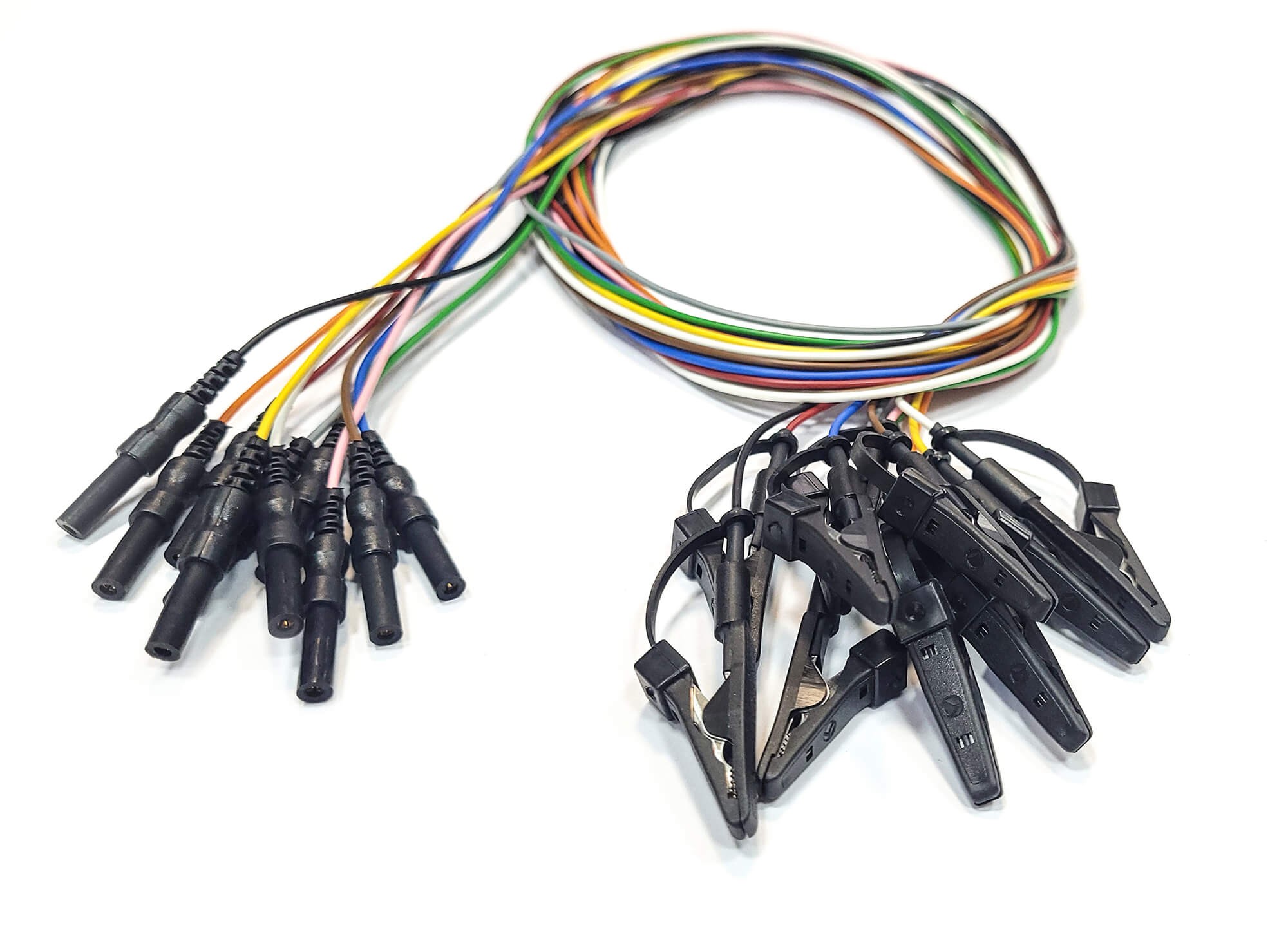 Kabel EEG z krokodylkiem do elektrod mostkowych