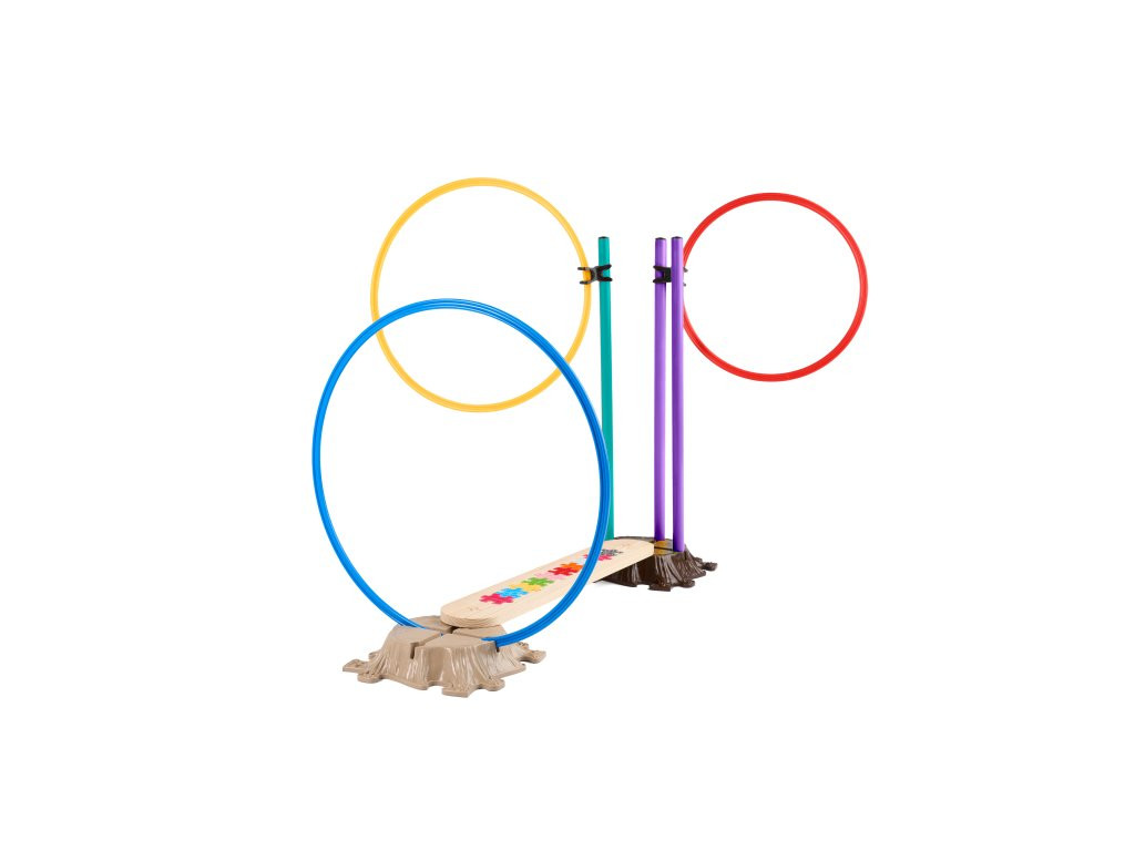 Elementy zestawu Mały tor przeszkód