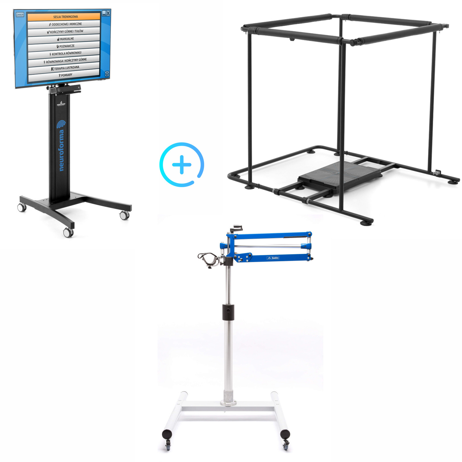 RAMIĘ ODCIĄŻAJACE - mobilne urządzenie funkcjonalne odciążajace kończyny górne, z regulowanym stopniem odciążenia oraz bezterminową licencją