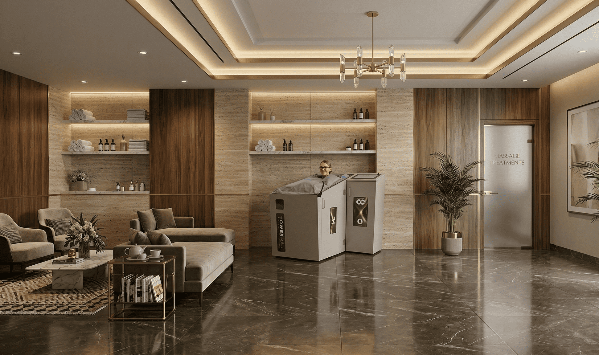 sucha kąpiel CO2 i sucha kąpiel ozonowa Komora TOWER MX-1 firmy Maximus