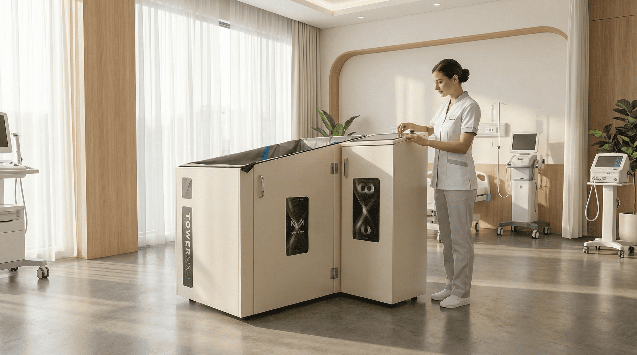 Komora TOWER MX-1 - sucha kąpiel CO2 i sucha kąpiel ozonowa