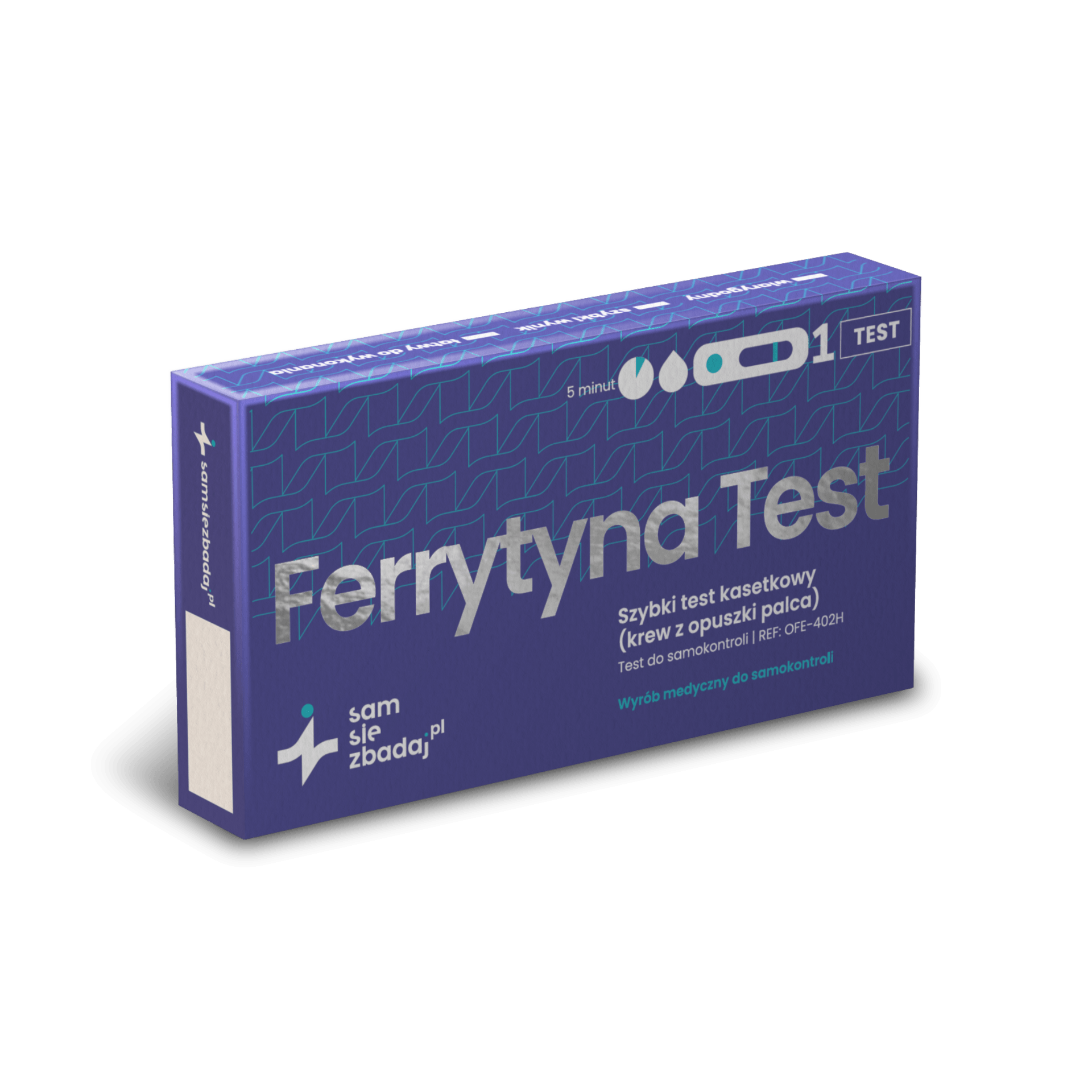 SamSięZbadaj Ferrytyna test (krew z opuszki palca)