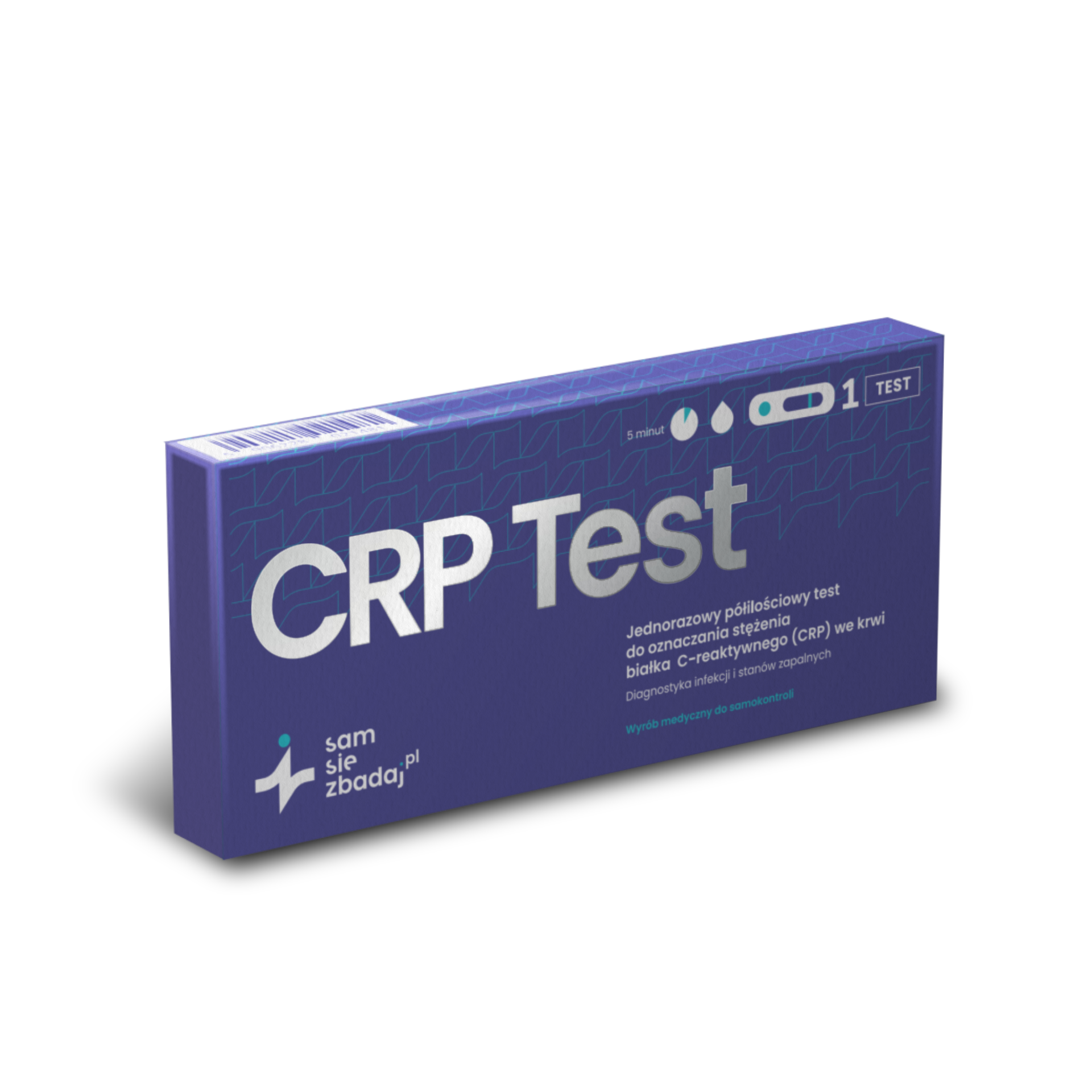 SamSięZbadaj Domowy test CRP z krwi