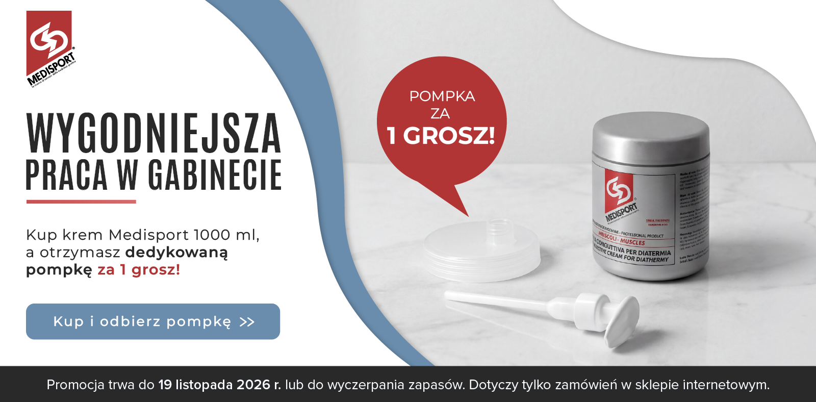 Medisport + pompka za 0,01 zł
