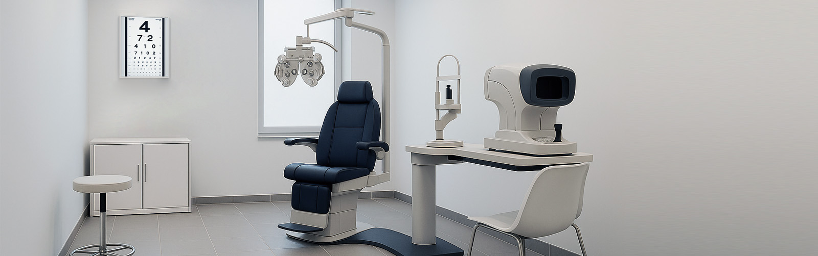 Tablice okulistyczne - cyfrowe, podświetlane i tradycyjne