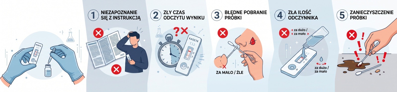 Jak poprawnie zrobić domowy test diagnostyczny? 5 najczęstszych błędów, które fałszują wynik